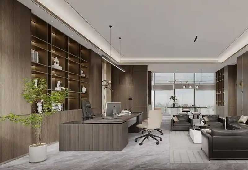 鄭州財務(wù)公司裝修如何提升保密性？霧化玻璃+隔音氈