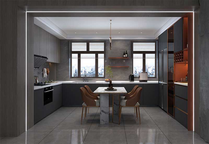 鄭州家裝設(shè)計(jì):廚房動(dòng)線混亂?3招優(yōu)化"黃金三角"操作區(qū)