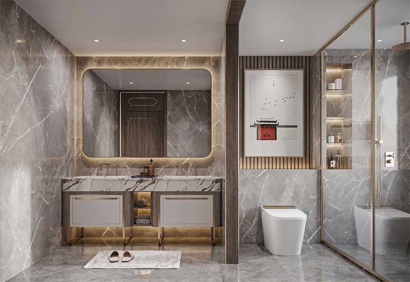 鄭州家裝設(shè)計(jì)：衛(wèi)生間太小，干濕分離布局方案