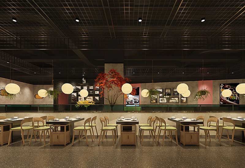 鄭州中餐廳裝修工期安排：低預(yù)算設(shè)計費、及高性價比材料