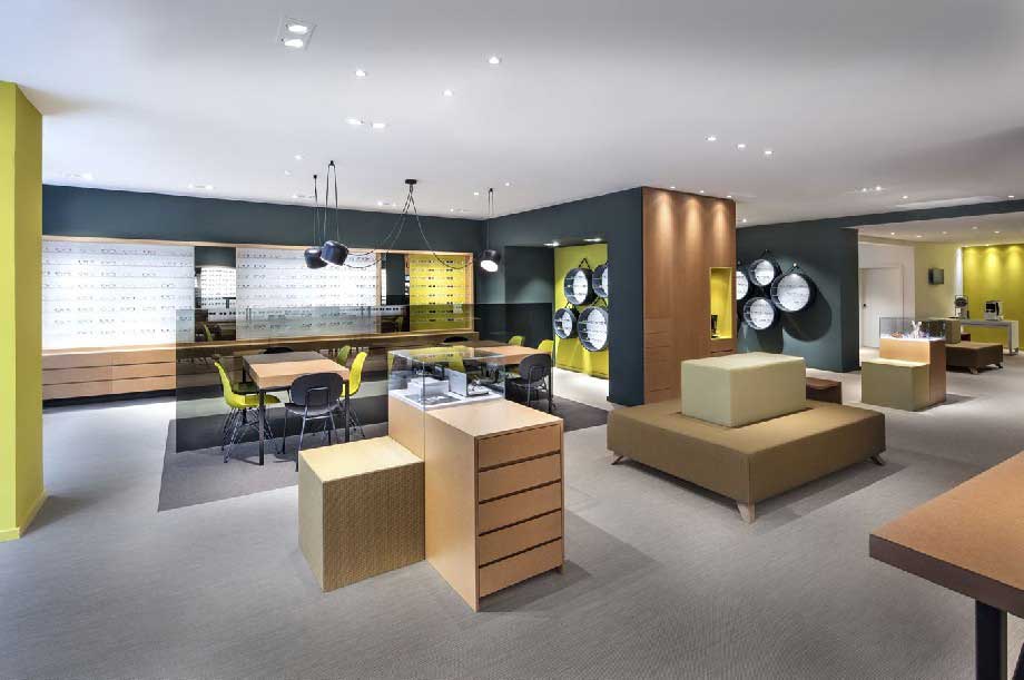 90平米眼鏡店裝修設(shè)計效果圖