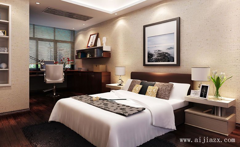 簡(jiǎn)約的新中式風(fēng)格大戶型裝修效果圖