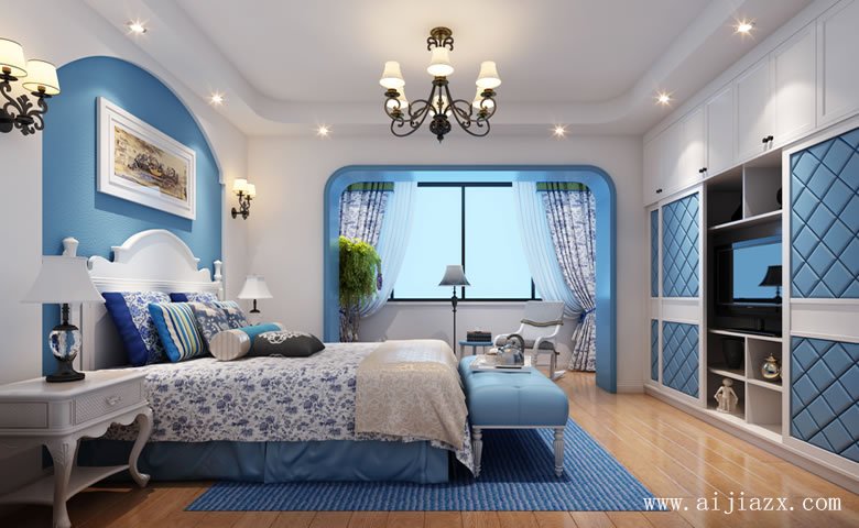 經(jīng)濟實用的地中海風格大戶型裝修效果圖