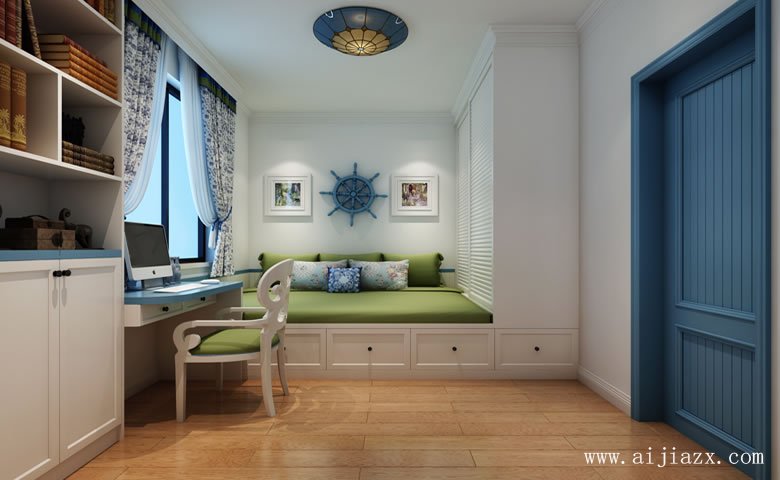 經(jīng)濟實用的地中海風格大戶型裝修效果圖