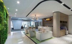 時尚的現(xiàn)代風格辦公室裝修效果圖