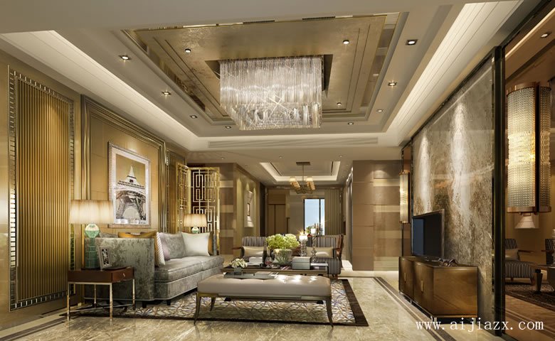235平米歐式風(fēng)格超大戶(hù)型裝修效果圖