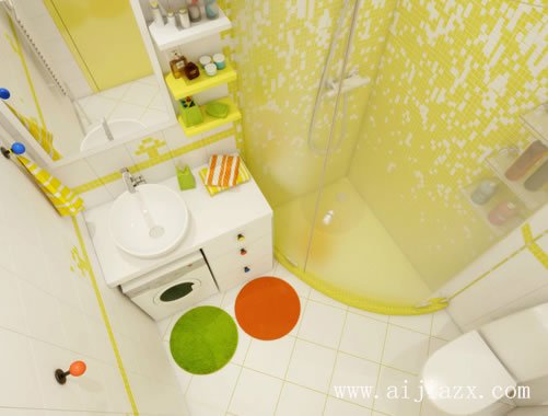 舒適放松的現(xiàn)代簡約風(fēng)格單間衛(wèi)生間裝修效果圖