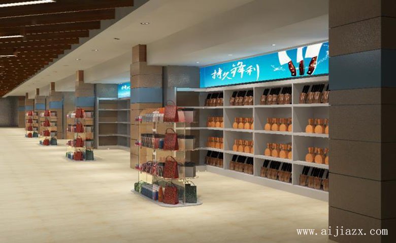 簡單大方的商場櫥窗區(qū)裝修效果圖