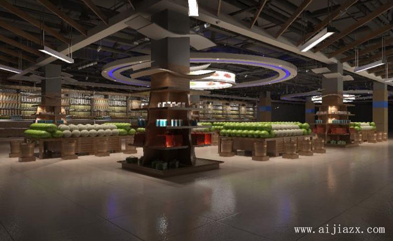 流行時尚的商場櫥窗區(qū)裝修效果圖