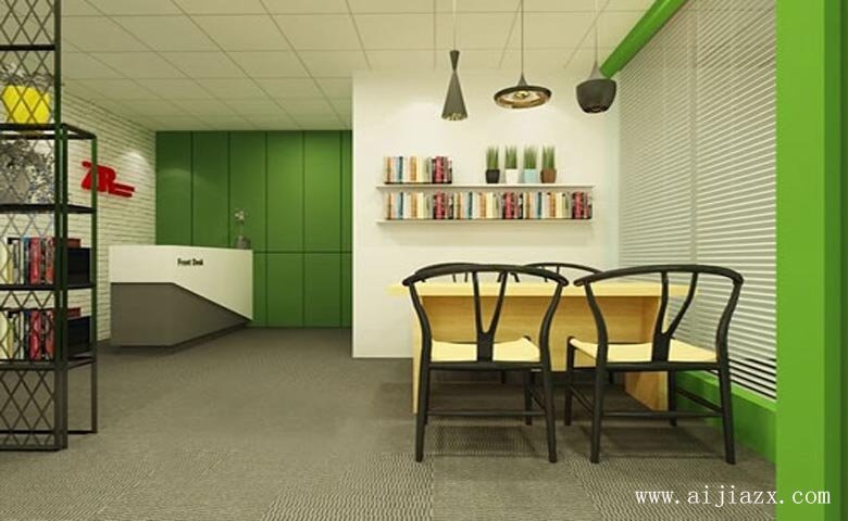 簡單實(shí)用的辦公室接待區(qū)裝修效果圖