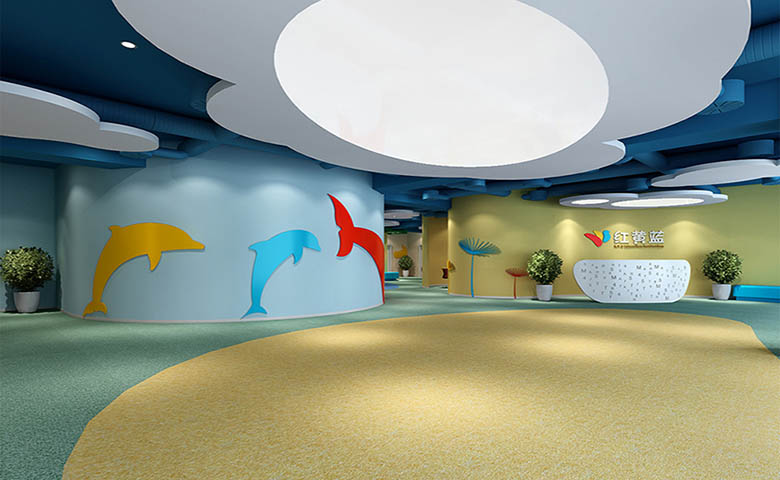 鄭州幼兒園兒童室內(nèi)游樂場(chǎng)裝修效果圖