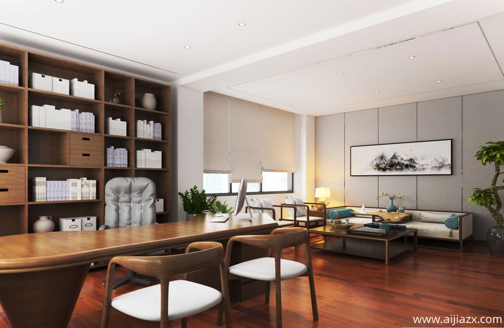 鄭州金水區(qū)800平方米辦公室設計裝修案例