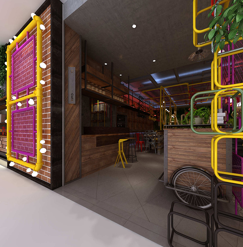 時(shí)尚餐廳設(shè)計(jì)要講究藝術(shù)性的營造